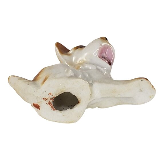 Vintage Japanese Porcelain Terrier Dog Figurine Small Collectible Suffolk - Picture 5 of 8